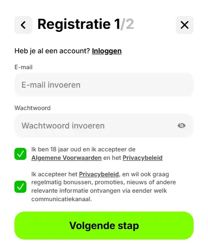 Spinit Registratie